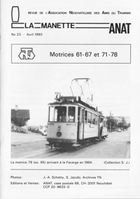 Manette 23: Motrices 60 et 70