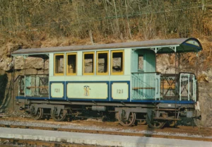 Remorque 121 au Blonay - Chamby