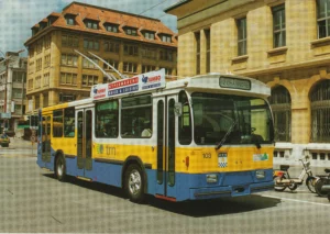 Trolleybus TC 103, gare