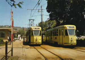 Gênoises 1101 et 1104 à Auvernier, 1974