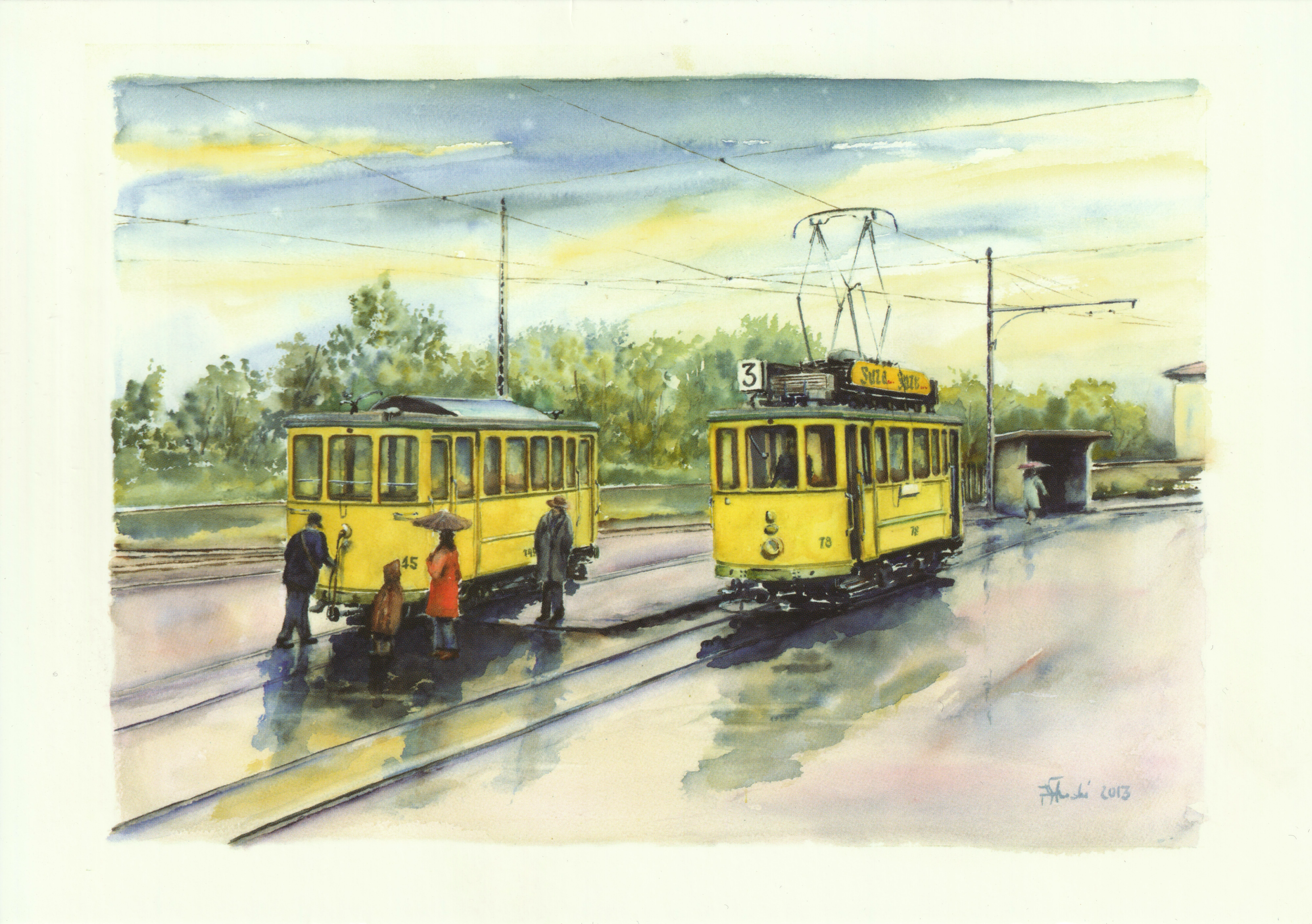 Tram à Corcelles