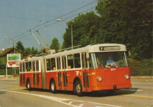 Trolleybus TPG 611, Genève